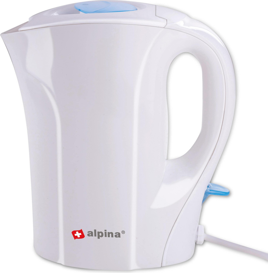 Alpina Design Wasserkocher mit Kunststoffgehäuse, 1 l Füllmenge, 1000 Watt, Trockengehschutz und Abschaltautomatik - Bild 1