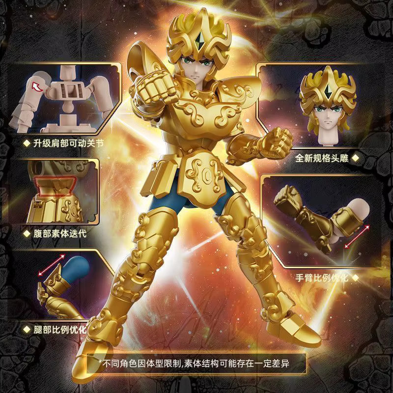 Blokees Saint Seiya Galaxy GV03 Version Athena Taurus Widder Leo Kiki Figur - Bild 3