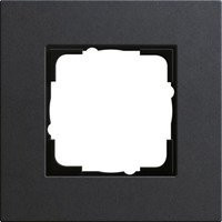 Gira Abdeckrahmen 1fach Anthrazit B: 9,5 cm, H: 9,5 cm, T: 0,95 cm - Bild 1