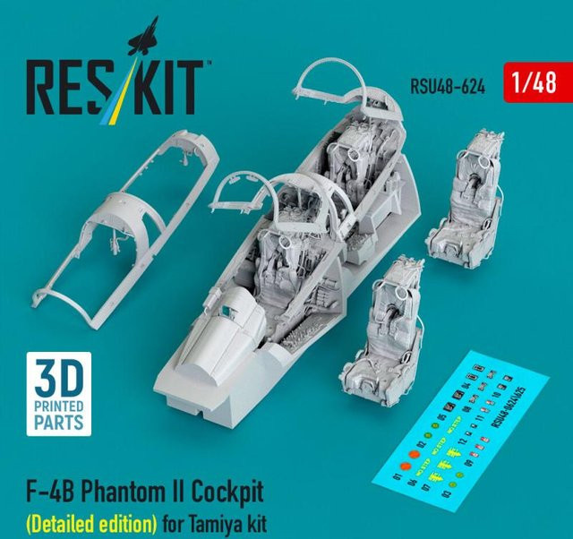Tamiya F-4B Phantom II - Cockpit, Detailed edition, 1:48 - Bild 1