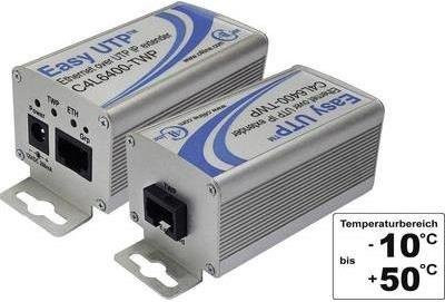 Renkforce 2er Set Netzwerkverlängerung 2-Draht in Silber mit bis zu 500 m Reichweite und 100 MBit/s RF-2871000 - Bild 1