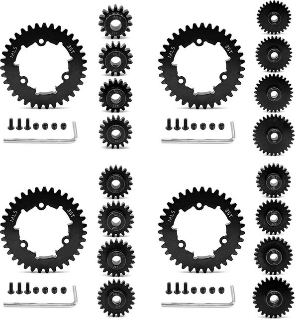 Traxxas 1/5 Modul 35t Stirnrad m2.5 Getriebe, Zubehör, Metall, Schwarz - Bild 1
