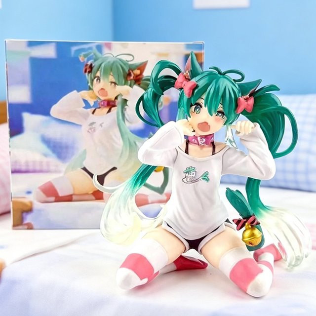 Bandai Hatsune Miku Anime Figur, Teufelshatsune Miku mit Katzenohren, Einzelfigur - Bild 1