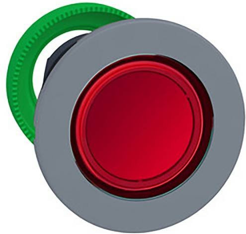 Schneider Electric ZB5FH043C0 Drucktaster-Frontelement aus Kunststoff in Rot und Grau - Bild 1