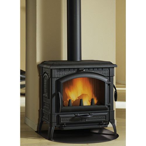 La Nordica-Extraflame Firefix Isotta Kaminofen aus Gusseisen in Schwarz und Anthrazit mit 11,9 kW - Bild 4