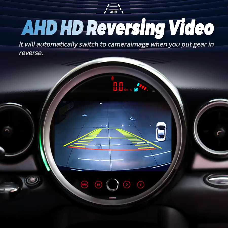 NAVIRIDER Android 13 Autoradio Multimedia Video Player mit Navigation und GPS sowie Carplay für BMW Mini One R56 R57 R58 R60 Cooper 2007-2017 in Schwarz - Bild 5