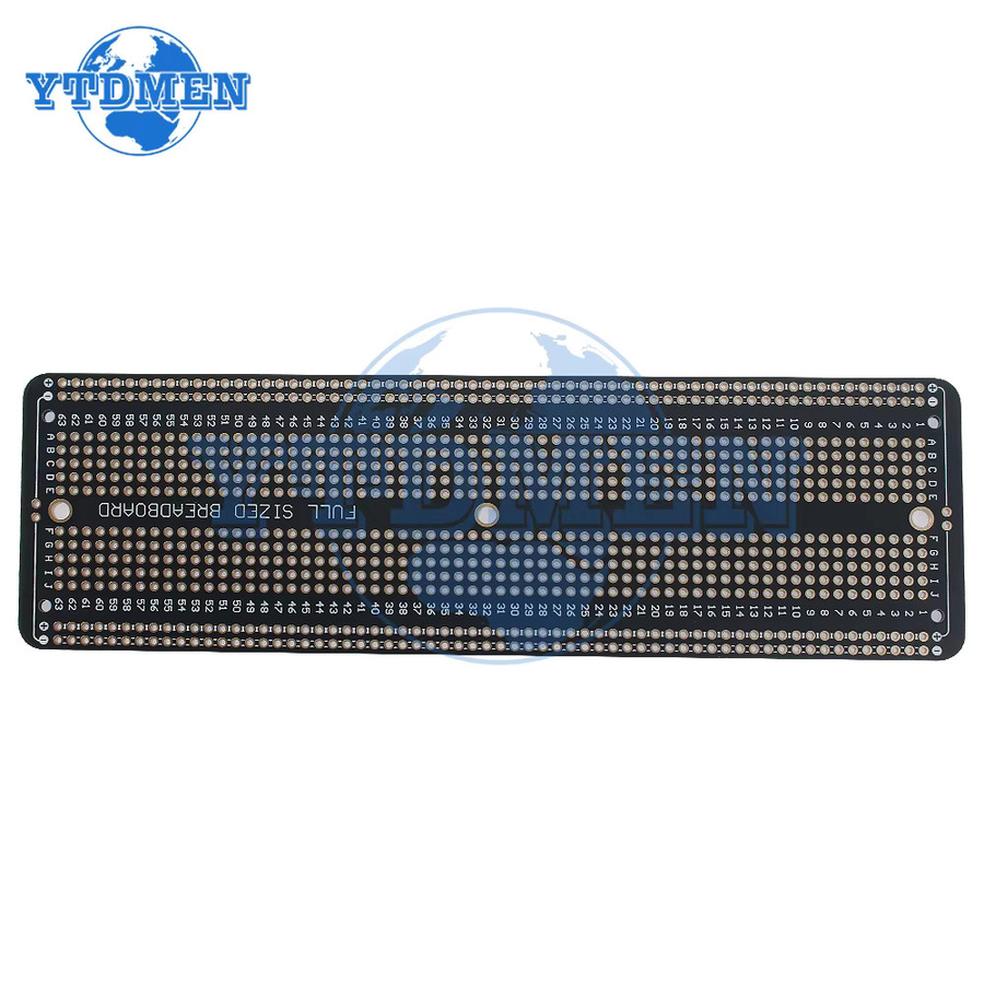 YTDMEN Doppelseitige PCB Prototype Board für Arduino, Black, B: 5,2 cm, T: 17,2 cm - Bild 4