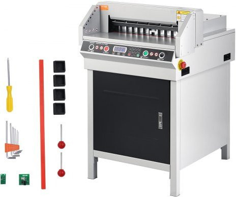 VEVOR Elektrischer hydraulischer Papierschneider aus Stahl mit Tastensteuerung, Schnittbreite: 45,72 cm, maximale Schnittstärke: 4 cm - Bild 1