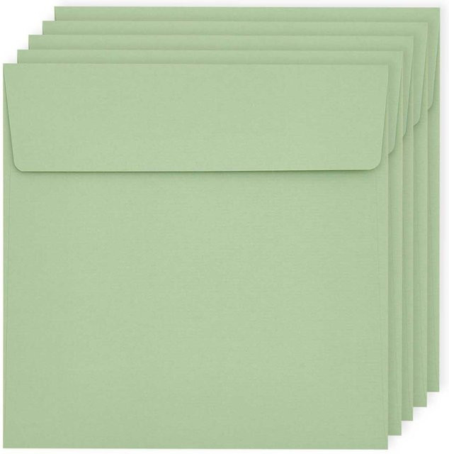 Rico Design Paper Poetry Luxury Umschläge Quadratisch Lindgrün - Bild 1
