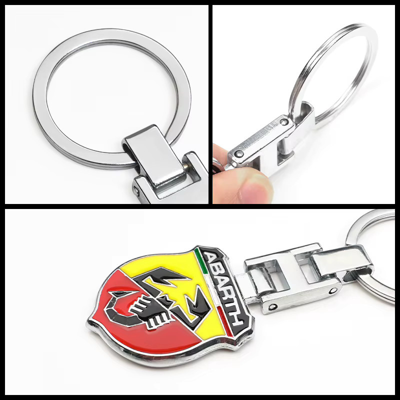 Schlüsselanhänger Fiat, Zinklegierung, Unisex - Bild 3