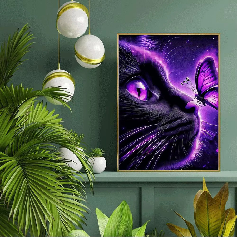 AZNM Kosmischer Schmetterling mit schwarzer Katze, Puzzle, 1.000 Teile - Bild 4
