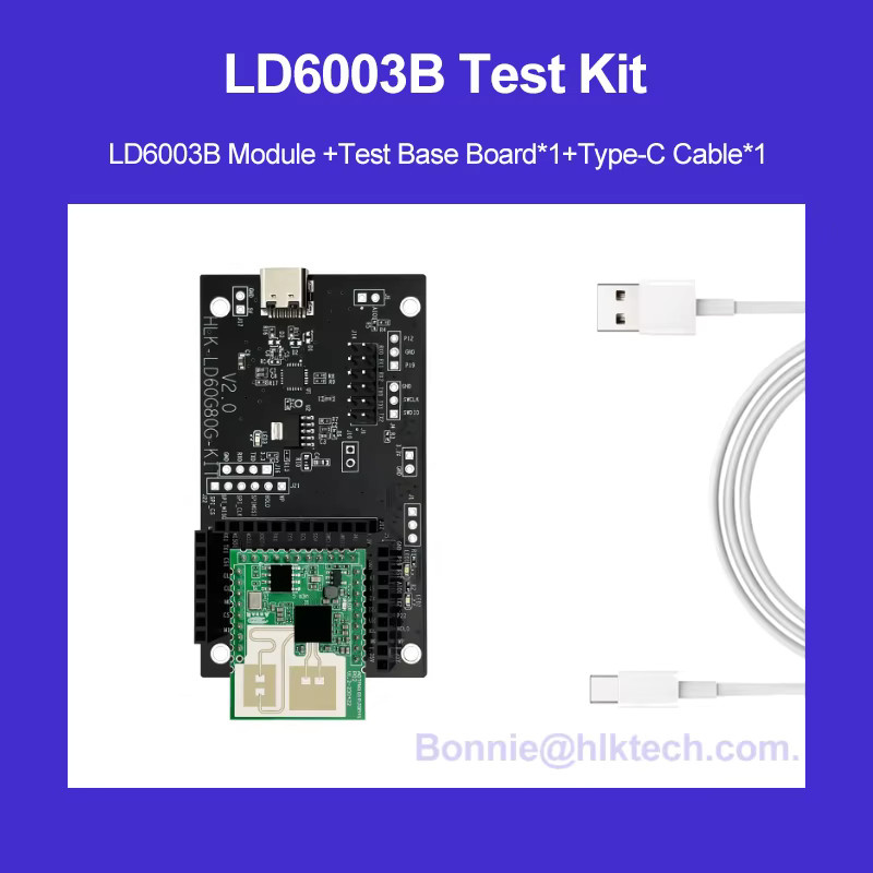 Hi-Link LD6003B LD6003D Multi-Ziel-Personenerkennungsradarmodul 60GHz mit UART für Smart Home - Bild 2