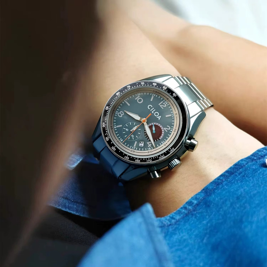 CILOA Armbanduhr Edelstahl, Quarz, Herren - Bild 3