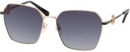 Marc Jacobs MARC 729/S Sonnenbrille, Vollrand, Quadratisch, Metall, Damen, gold, grey - Bild 1
