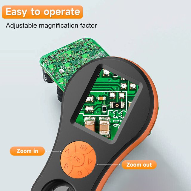 IPDS Digitalmikroskop, 500-fache Vergrößerung, 8 LEDs - Bild 1