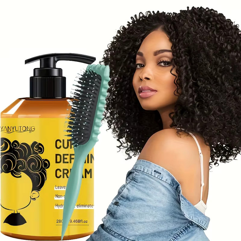 Locken-Styling-Creme für lockiges Haar, Unisex - Bild 5