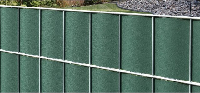 Floraworld Sichtschutz PP-Streifen Dunkelgrün, 5 Stück, B: 19 cm, H: 190 cm - Bild 1