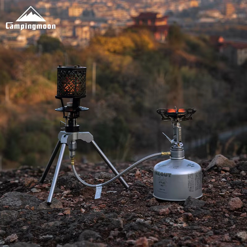 BRS Outdoor-Gaskocher Hochdruck-Gewindeverlängerungsrohr in Silber als Verbindungsleitung für Gastanks - Bild 2