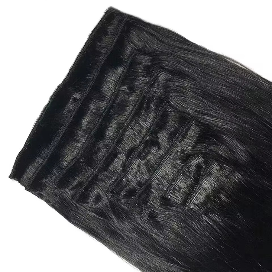 mayfive Clip In Extensions, Brazilian Virgin Human Hair, 8 Stück, 120g - Bild 6