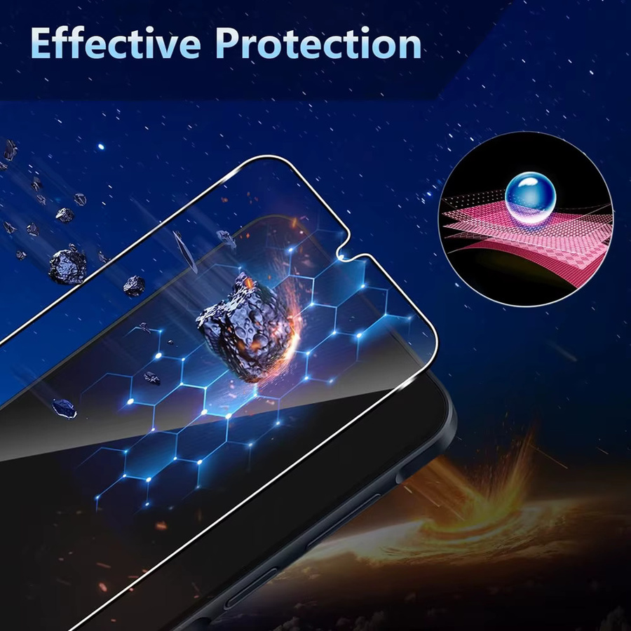 Samsung Galaxy A56 A55 A54 A53 A16 A26 A36 Displayschutz aus gehärtetem Glas, transparent - Bild 5