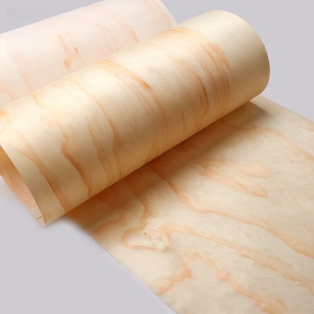 Naturholzfurnier Kiefer in Braun und Beige für DIY-Wanddekoration und Renovierung, Breite: 58 cm, Länge: 250 cm, Stärke: 0,5 mm - Bild 1