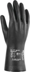 Honeywell Nitopren 717 Chemiehandschuhe Dunkelgrau Größe 9 nach EN 388 und EN 374 PSA III - Bild 1