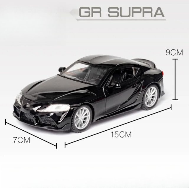 SUPRA Druckguss-Legierungsauto-Modell, 1:32, mit Sound und Licht, Metall - Bild 1