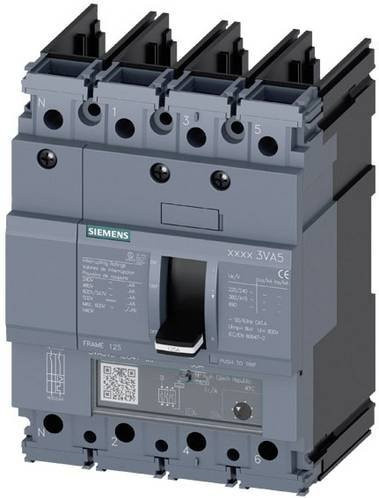 Siemens Leistungsschalter 3VA5195-4EF41-0AA0 in Grau mit einem Einstellbereich von 11 - 15A und einer maximalen Schaltspannung von 690 V/AC oder 600 V/DC - Bild 1