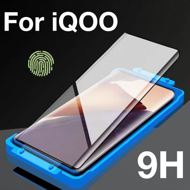 miaotiemo Displayschutzfolie für iQOO 5 8 9 10 11 12 Pro inklusive Installationssatz, transparent - Bild 1