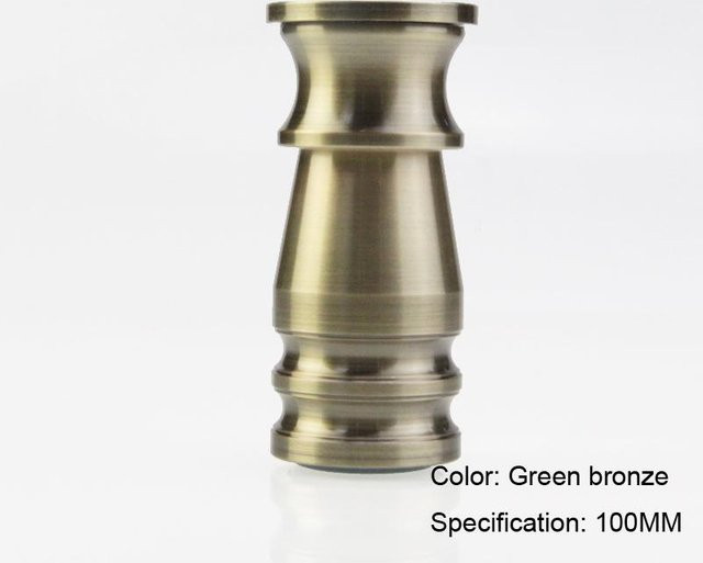 Binchi Outdoor Equipment 4er-Set Verstellbare Möbelfüße aus Aluminium in Bronze mit rutschfester Gummibasis, Höhe: 100 mm - Bild 1