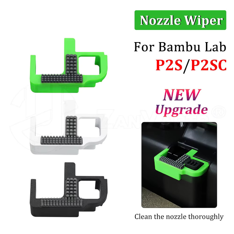Bambu Lab Düsenreinigungsbürste aus Silikon für P2S Hotend in Weiß, Schwarz oder Grün - Bild 5