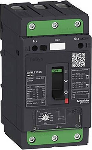 Schneider Electric GV4LE03N Motorschutzrelais in Schwarz - Bild 1