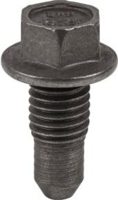 KS Tools Ölablassschraube mit Sechskant 15 mm, M12 x 1,75 x 26 mm, 25er-Pack, Blaugrau - Bild 1