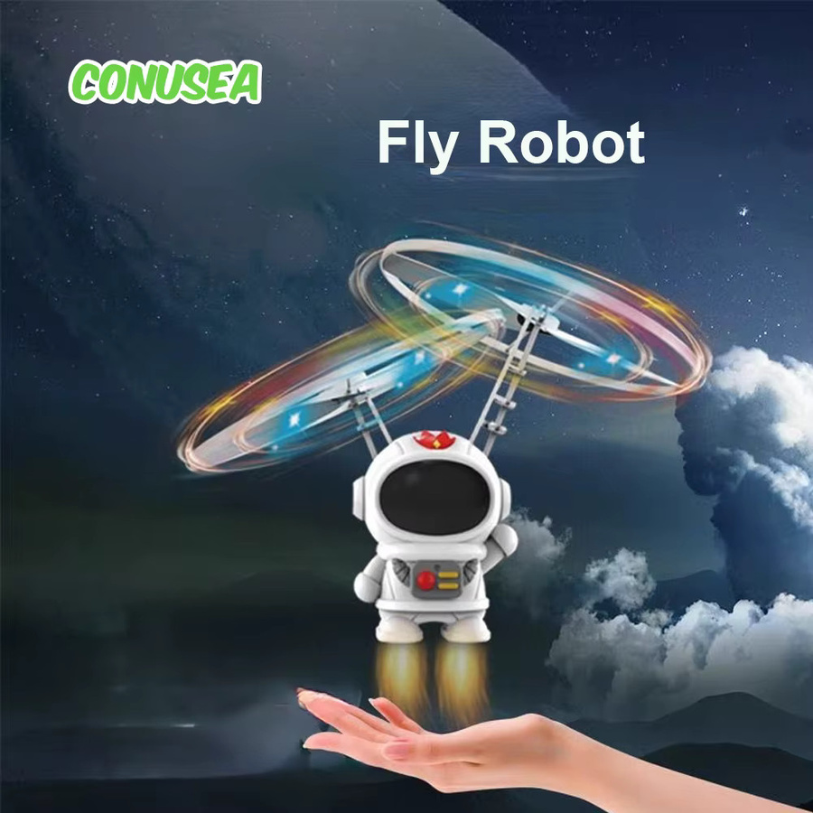 CONUSEA Fliegender Roboter UFO, Flugzeug, leuchtend, Weltraum - Bild 2