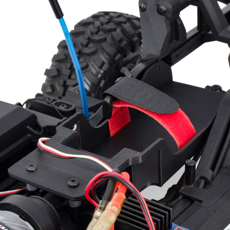 MALOM RC Hochfeste Kunststoff-Batteriefach-Montageplatte mit Spanngurt, 1:10, Zubehör - Bild 5