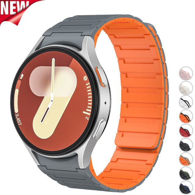 CAOWTAN Uhrenarmband Silikon, Weiß, Unisex - Bild 1