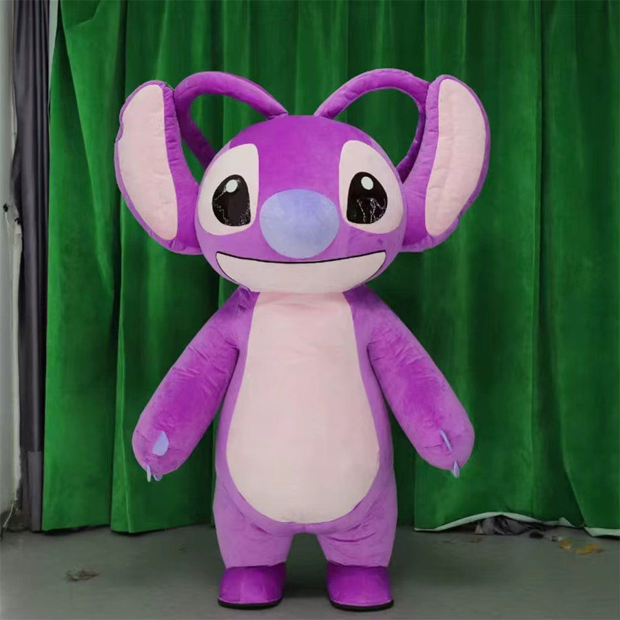 Potdemiel Disney Stitch Maskottchen-Kostüm, Aufblasbares Cosplay-Outfit, Erwachsene - Bild 2