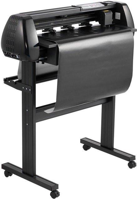 FDM Vinyl-Schneidemaschine Plotter-Bundle mit Aufklebern, Schwarz, maximale Einzugsbreite: 72 cm, Doppelklingen, LED-Anzeige, einstellbare Kraft und Geschwindigkeit - Bild 1