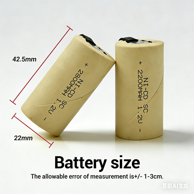 Roza Cinnie Nickel-Cadmium-Akku 1,2V 2200mAh in Beige - Bild 1