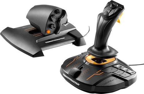 Thrustmaster T.16000M FCS HOTAS Joystick und Gasregler für PC in Schwarz und Orange - Bild 4