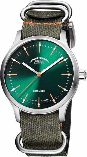 Mühle Glashütte Armbanduhr Panova, Automatik, Edelstahl, 40 mm, Herren - Bild 1