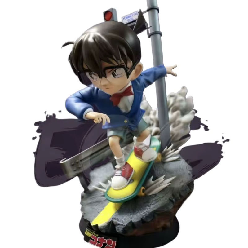 Bandai Conan Edogawa Spielfigur aus Kunstharz, mehrfarbig, Desktop-Modell für Büro und Arbeitszimmer - Bild 4