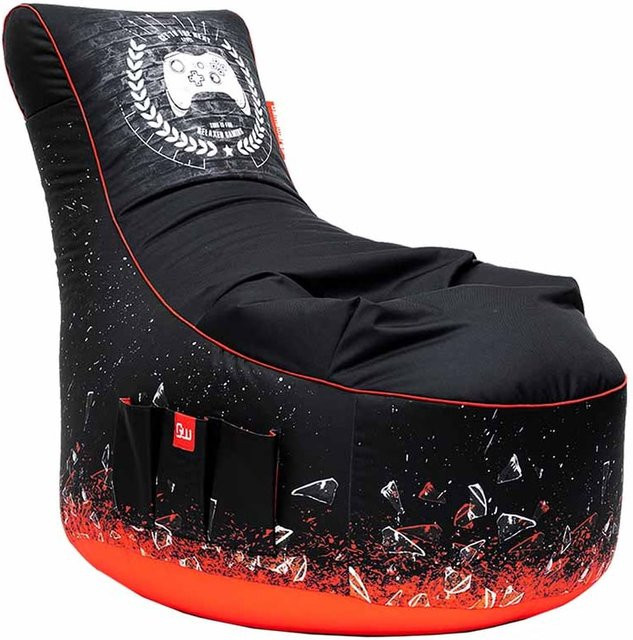 Gamewarez Gaming Sitzsack Crimson X Ray in Rot - Bild 1
