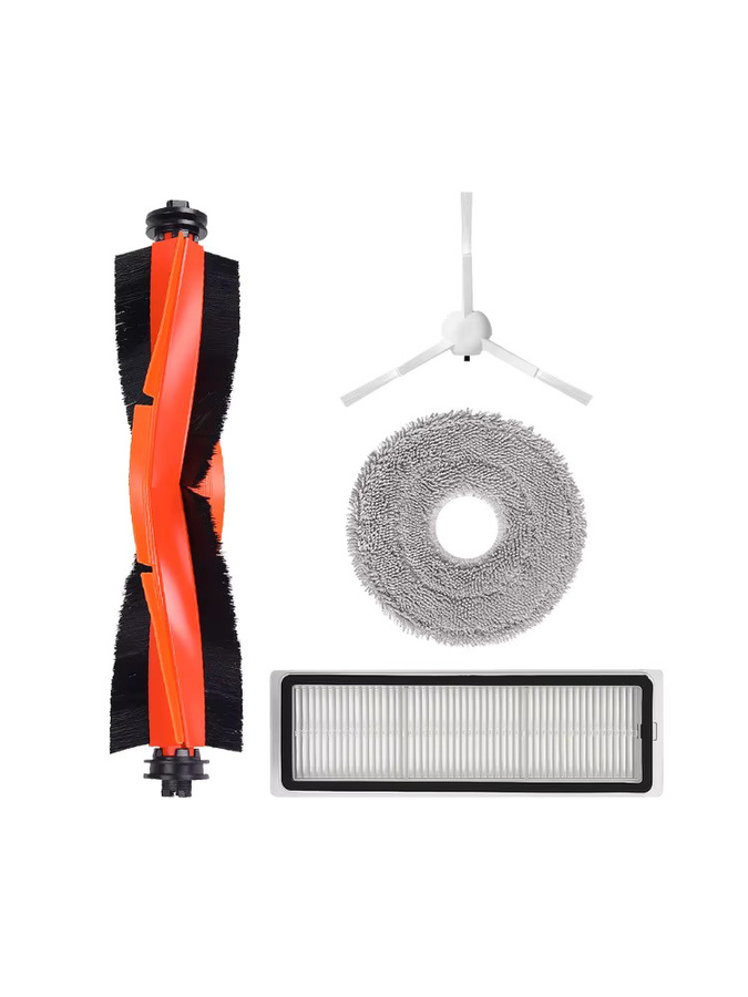 Xiaomi Ersatzteil-Set für Roboterstaubsauger S20 Plus S10 Plus B105 B108GL B108CN B113CN mit Hauptbürste, Seitenbürste, Filter und Wischtuch, Multicolour - Bild 2