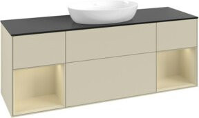 V&B Waschtischunterschrank Finion in Lackausführung, Breite: 160 cm, Tiefe: 50,1 cm, Höhe: 50,1 cm - Bild 1