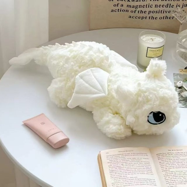 Bandai Weißer Drachen-Plüschkörperkissen, Fantasy, Plüsch / Textil - Bild 1