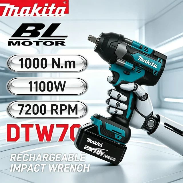 Makita DTW700 Akku-Schlagschrauber 18V LXT bürstenlos mit Hochdrehmoment - Bild 1