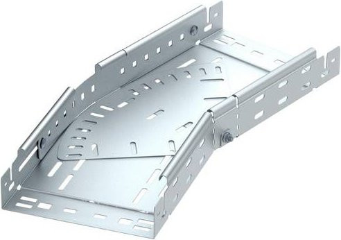 OBO Bettermann Bogen aus Metall in Silber, Breite: 600 mm, Höhe: 60 mm - Bild 1
