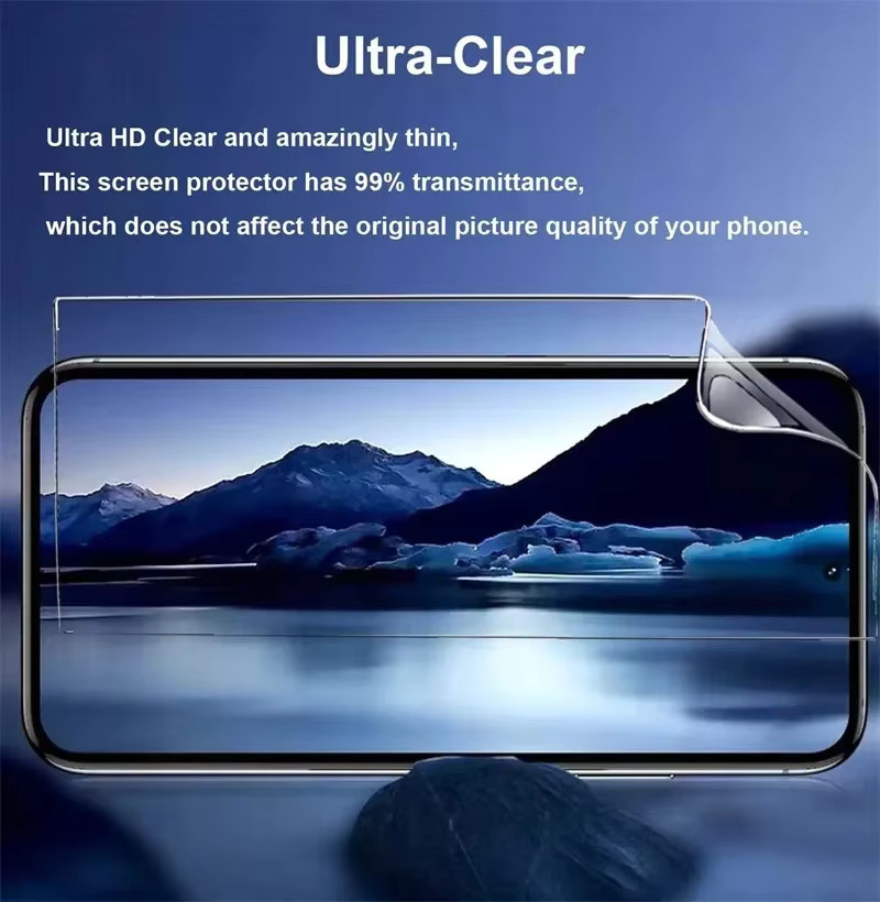 4er-Pack Hydrogel Displayschutzfolie für Samsung Galaxy S24 S23 S22 S21 S20 Ultra Plus, transparent - Bild 5