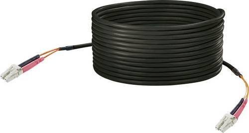 Weidmüller Glasfaser LWL Anschlusskabel Schwarz 10,00 m mit 1x ST-Stecker und 1x SC-Stecker - Bild 1